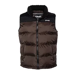 Schott NYC kurtka męska, DARK BROWN, XS - Kurtki męskie - miniaturka - grafika 1