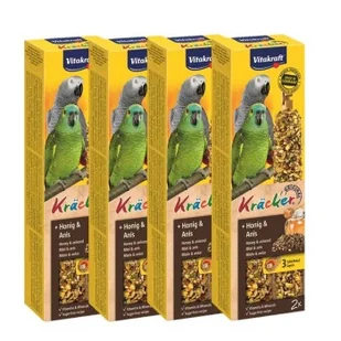 Vitakraft Kräcker dla papug 4 x 2 szt. Miód i anyż - Przysmaki dla ptaków - miniaturka - grafika 1
