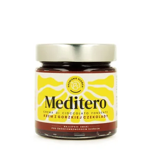 Włoski Krem z Gorzkiej Czekolady 190 g - Meditero - Pasty warzywne - miniaturka - grafika 1
