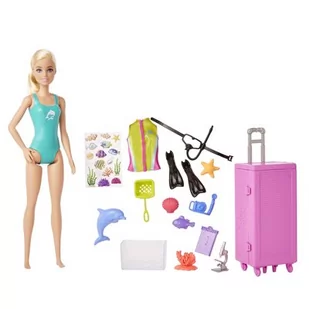 Lalka Barbie Kariera Biolożka morska HMH26 - Lalki dla dziewczynek - miniaturka - grafika 1