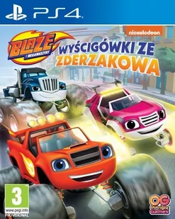 Blaze i Mega Maszyny Wyścigówki ze Zderzakowa GRA PS4 - Gry PlayStation 4 - miniaturka - grafika 2