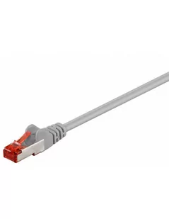 Wentronic Kabel sieciowy CAT6, (lose Ware), 2 X RJ45 St., PIMF + geflechtgeschirmt Cat 6  500 LC SSTP PIMF GRAU 5 m 4040849935725 - Kable światłowodowe - miniaturka - grafika 1