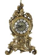 Zegary - Pigmejka Zegar stojący PIGMEJKA, złoty, 25x15x8 cm - miniaturka - grafika 1