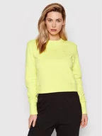 Bluzy damskie - Adidas Bluza HE6922 Żółty Regular Fit - miniaturka - grafika 1
