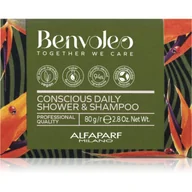 Szampony do włosów - Alfaparf Milano Benvoleo, szampon i mydło w kostce 3w1, 80g - miniaturka - grafika 1