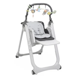 Chicco Polly Magic Relax krzesełko do karmienia 4 kółka Grey Melange - Krzesełka do karmienia - miniaturka - grafika 1