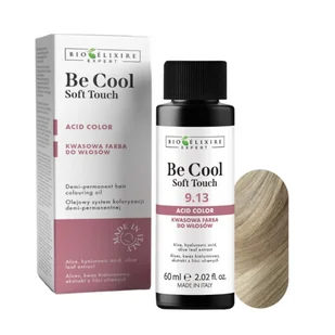 BIOELIXIRE Kwasowa farba do włosów Be Cool SOFT TOUCH - 9.13 Bardzo jasny złoty popielaty blond/Very Light Golden Ash Blonde - 60ml - Farby do włosów i szampony koloryzujące - miniaturka - grafika 1