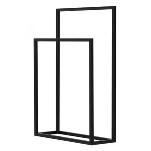 Czarny loftowy stojący wieszak łazienkowy L4-P81 - Wieszaki łazienkowe Czarny loftowy stojący wieszak łazienkowy L4-P81 - Wieszaki łazienkowe - miniaturka - grafika 1