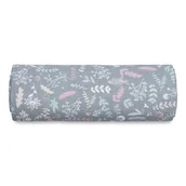 Pieluchy - Otulacz muślinowy BOTANIC GREY - miniaturka - grafika 1