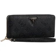 Portfele - Portfel Cresidia II Slg Large Zip Around SWPD98 88146 Black Logo (GU785-a) Guess - miniaturka - grafika 1