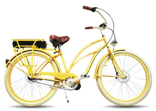 Rower Elektryczny Miejski Cruiser Sunrise 26 E-Bike - Rowery elektryczne - miniaturka - grafika 1