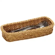Inne naczynia kuchenne - Kesper Pleciony koszyk na sztućce 28x12x6 cm - miniaturka - grafika 1