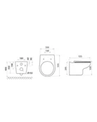 Miski WC - Lavita Arctic Zestaw Toaleta WC bez kołnierza 53,5x35 cm + deska wolnoopadająca biały połysk 5908211402826 - odbiór osobisty: Kraków, Warszawa - miniaturka - grafika 1