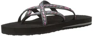 Klapki i japonki damskie - Teva Olowahu W's japonki damskie, Czarny 739 Felicitas Black, 38 EU - miniaturka - grafika 1