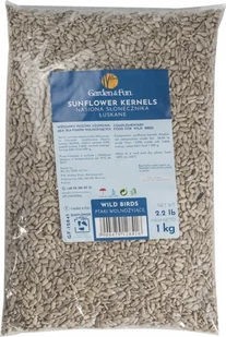 Garden&Fun Nasiona słonecznika łuskane dla ptaków wolnożyjących, w worku, 1 kg - Karma dla ptaków - miniaturka - grafika 1