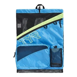 TYR Plecak Elite Team z siatki, BLU/żółty, jeden rozmiar - Plecaki - miniaturka - grafika 3