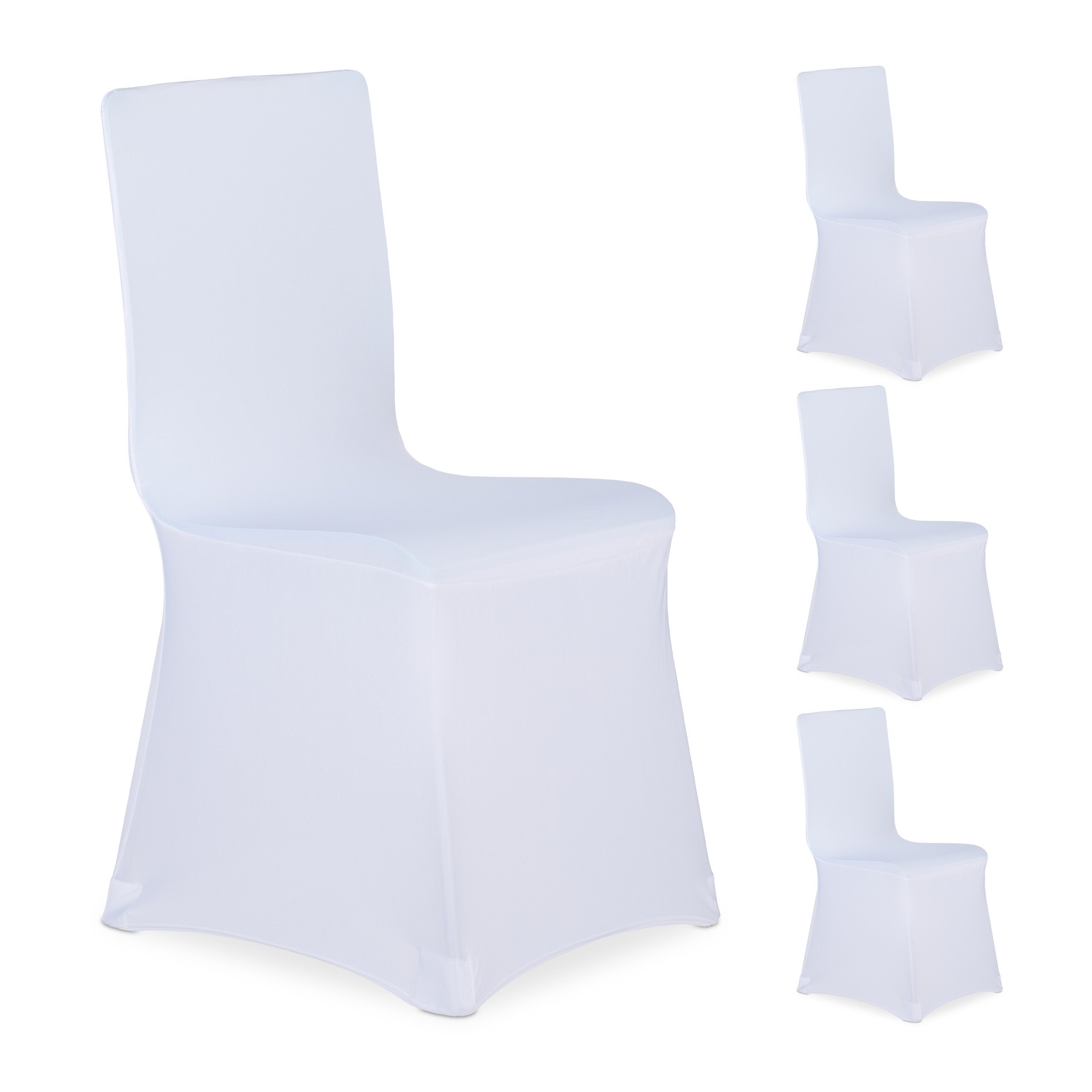 pokrowce na krzesła relaxdays zestaw 4