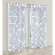 Firany - Firanka żakardowa odpasowana z wszytą taśmą marszczącą 250 x 200 cm - miniaturka - grafika 1