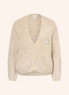 Ichi Kardigan Bouclé Ihblarisa weiss - Swetry damskie - miniaturka - grafika 1