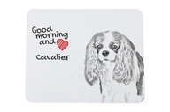 Podkładki pod mysz - Cavalier King Charles Spaniel podkładka pod mysz z psem Art-Dog - miniaturka - grafika 1