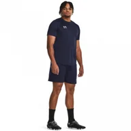 Spodnie sportowe męskie - Męskie spodenki treningowe Under Armour UA M's Challenger Knit Short - granatowe - UNDER ARMOUR - miniaturka - grafika 1