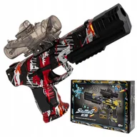 Zabawki militarne - Pistolet Na Kulki Żelowe Dla Dzieci Automat 2W1 Na Akumulator + 500 Kulek - miniaturka - grafika 1