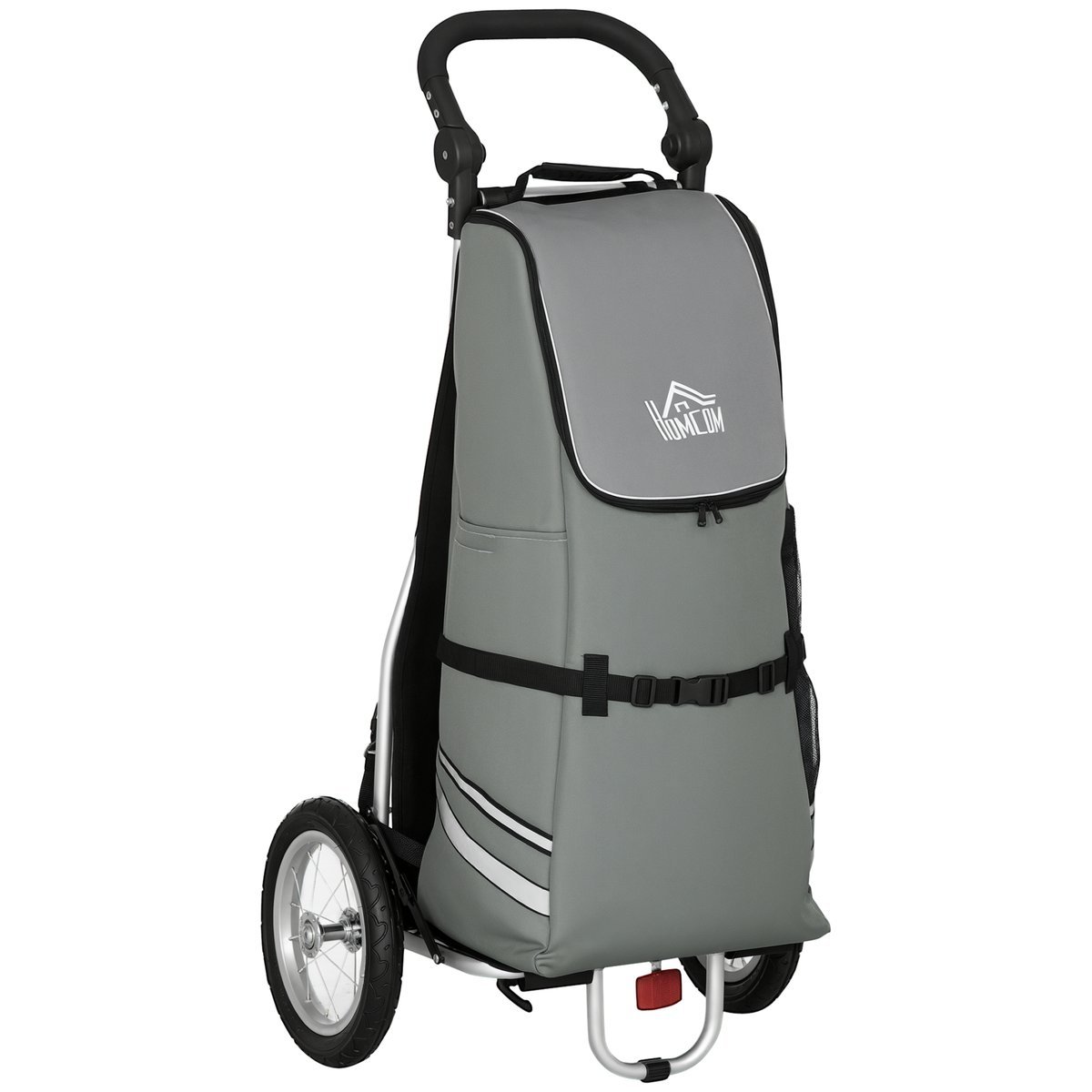 HOMCOM Przyczepka rowerowa 2 w 1, 12