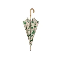 Parasole - Parasol Damski Perletti Green Model Liście- Długi - miniaturka - grafika 1