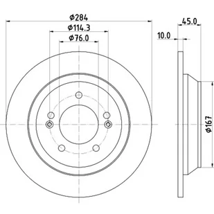 Tarcza hamulcowa HELLA 8DD 355 120-471 - Tarcze hamulcowe - miniaturka - grafika 1