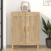 Szafki do salonu - Lumarko Szafka, dąb sonoma, 69,5x34x90 cm, materiał drewnopochodny - miniaturka - grafika 1