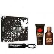 Zestawy perfum męskich - Dsquared2 Wood zestaw Edt 100 ml + Żel pod prysznic 100 ml + Breloczek dla mężczyzn - miniaturka - grafika 1