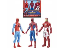 Figurki dla dzieci - HASBRO ZESTAW 3 FIGUREK SPIDERMAN I IRON MAN HOMECOMING C2413 - miniaturka - grafika 1