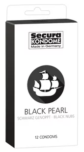 Secura Prezerwatywy Black pearl 12szt - Prezerwatywy - miniaturka - grafika 1