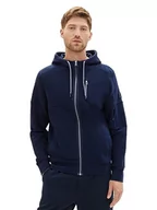Bluzy męskie - TOM TAILOR Bluza męska, 10668 - Sky Captain Blue, L - miniaturka - grafika 1