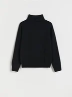 Bluzy dla chłopców - Reserved - Sweter z wiskozą - czarny - miniaturka - grafika 1