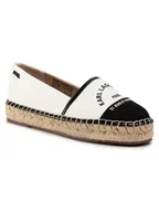 Espadryle damskie - KARL LAGERFELD Espadryle KL80108 Biały - miniaturka - grafika 1