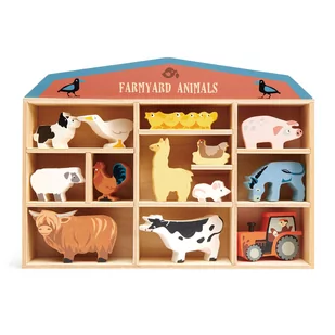 Tender Leaf Toys tender leaf toys - Drewniane Figurki do Zabawy  -  Zwierzęta na Farmie, Tender Leaf Toys - Zabawki AGD - miniaturka - grafika 1