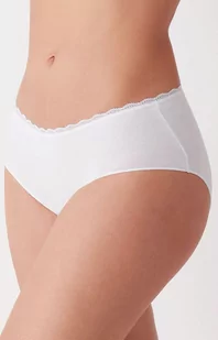 3-pak figi damskie białe GD 293 Essentials, Kolor biały, Rozmiar S, Cotonella - Primodo.com - Majtki damskie - miniaturka - grafika 1