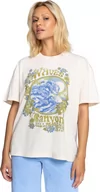 Koszulki i topy damskie - t-shirt damski BILLABONG WAVES IN THE CANYON TEE Antique White - ANW - miniaturka - grafika 1