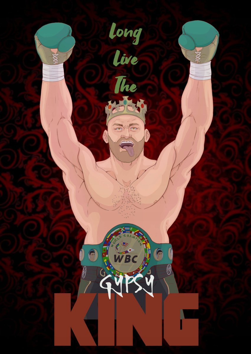 PODKŁADKA POD MYSZ Nadruk 22x18 cm Tyson Fury Gypsy King Box Boxer Prezent