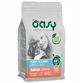 Sucha karma dla psów - OASY ONE ANIMAL PROTEIN Puppy & Junior - Small/Mini - Łosoś 2,5 kg - miniaturka - grafika 1