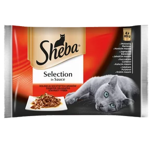 Sheba Selection In Sauce Soczyste Smaki 85G 3+1 - Mokra karma dla kotów Sheba Selection In Sauce Soczyste Smaki 85G 3+1 - Mokra karma dla kotów - miniaturka - grafika 1