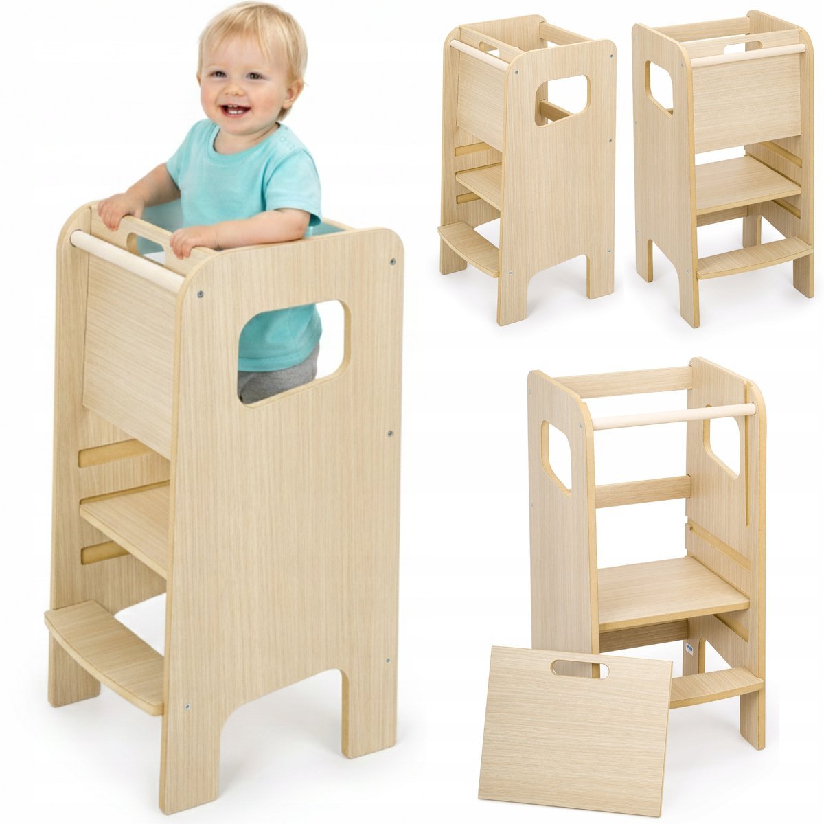 KITCHEN HELPER Extra Safe Montessori Zabudowa Pomocnik Kuchenny Dla Dzieci