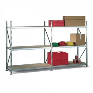 META Regał półkowy, nośność 600 kg, 2500x1800x650 mm, podstawowy 51284 - Szafy i regały magazynowe - miniaturka - grafika 2
