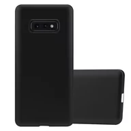 Etui i futerały do telefonów - Pokrowiec Do Samsung Galaxy S10e w METALLIC CZARNY Etui TPU Silikon Obudowa Ochronny Case Cover Cadorabo - miniaturka - grafika 1