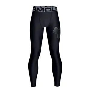 Under Armour JR HeatGear Armour leginsy 001 : Rozmiar - 164 cm - Pozostała odzież narciarska - miniaturka - grafika 1