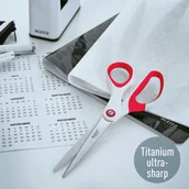 Nożyczki - Nożyczki LEITZ WOW 205mm czerwone 53192026 - miniaturka - grafika 1