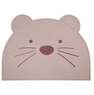 Miseczki i talerzyki dla dzieci - Nuuroo nuuroo - podkładka silikonowa na stół dla dzieci Woodrose - miniaturka - grafika 1