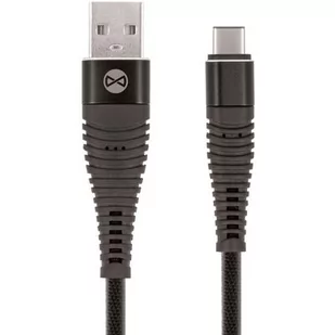 Forever Shark USB-C czarny 2220893 - Kable USB - miniaturka - grafika 1