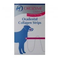Suplementy i witaminy dla psów - Ecuphar orozyme dental collagen strips (m) 141g - miniaturka - grafika 1